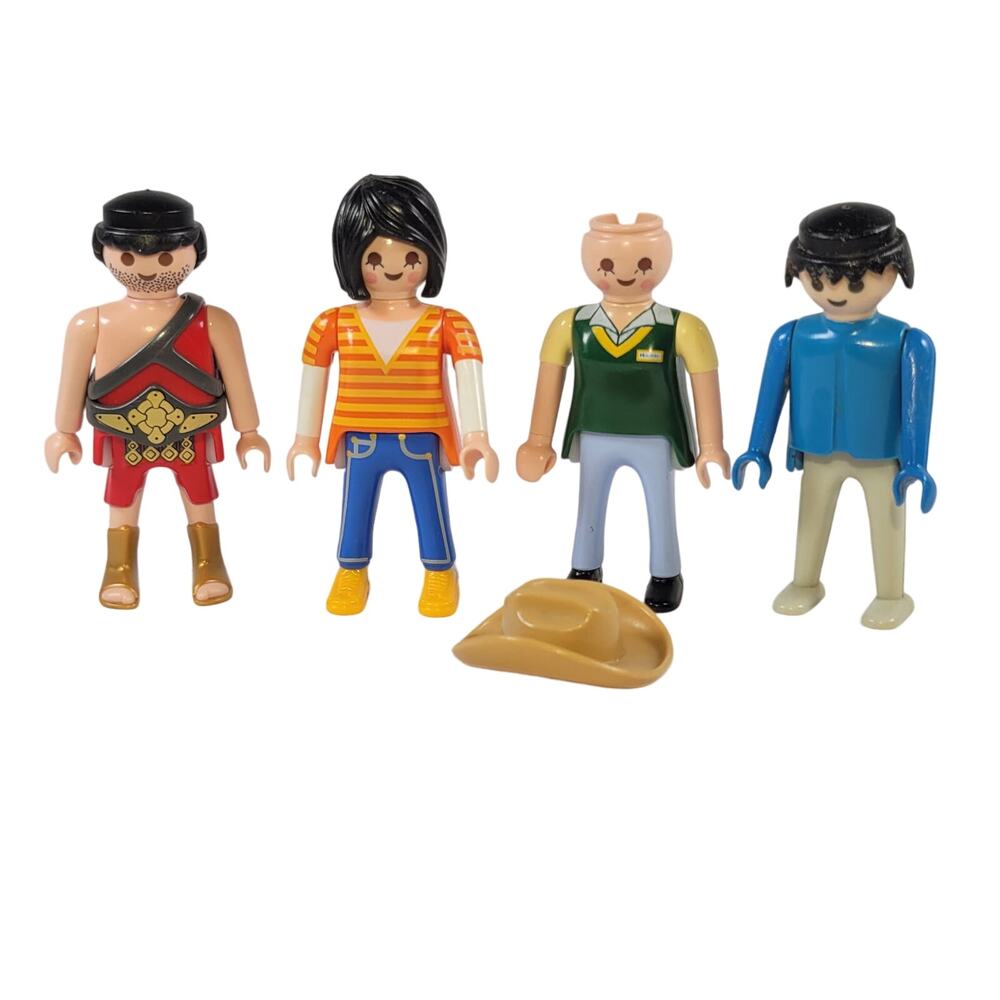 Playmobile Mixed Characters Lot of 4 Assorted Figures Women Men Collectibles